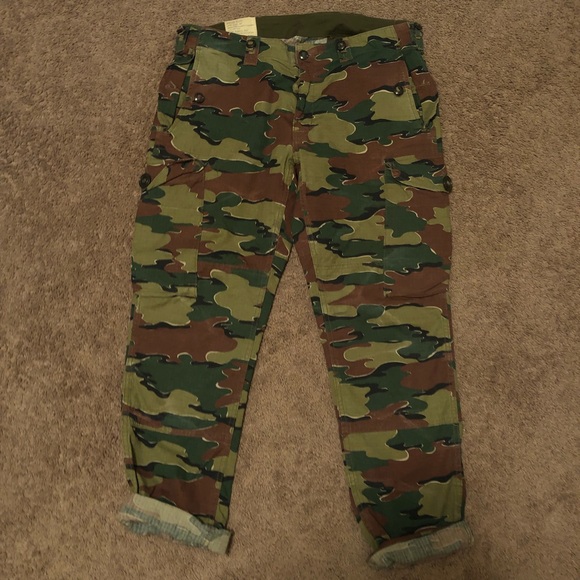 mens polo camo pants